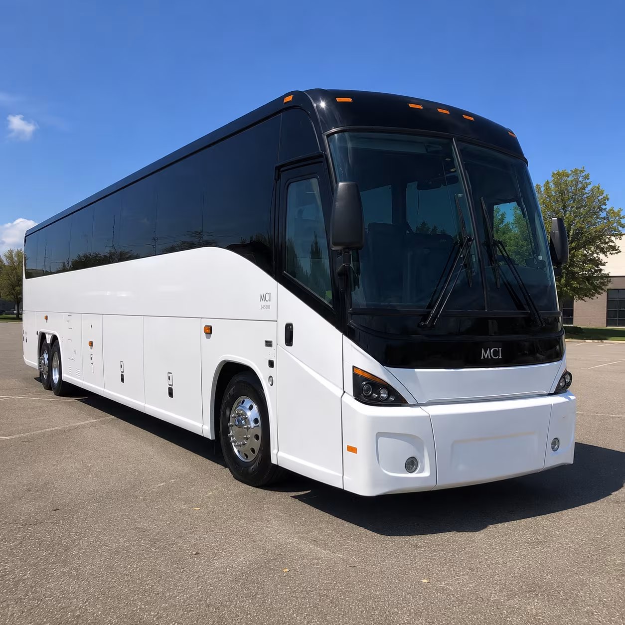 los angeles 45 passenger charter bus