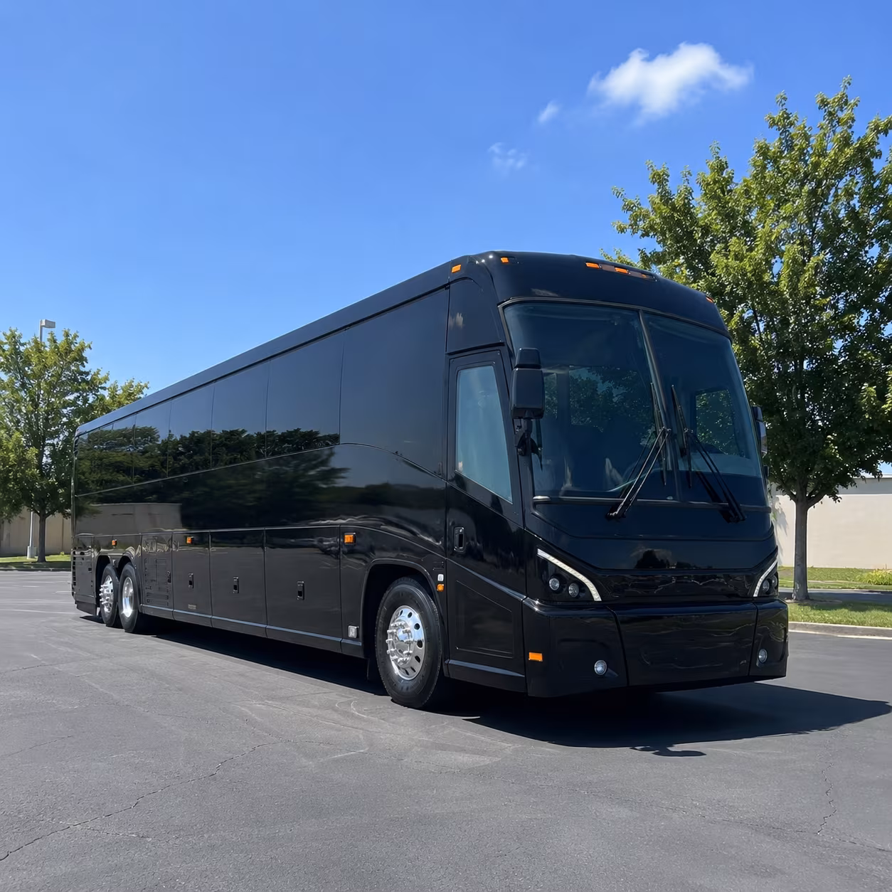 los angeles 56 passenger charter bus