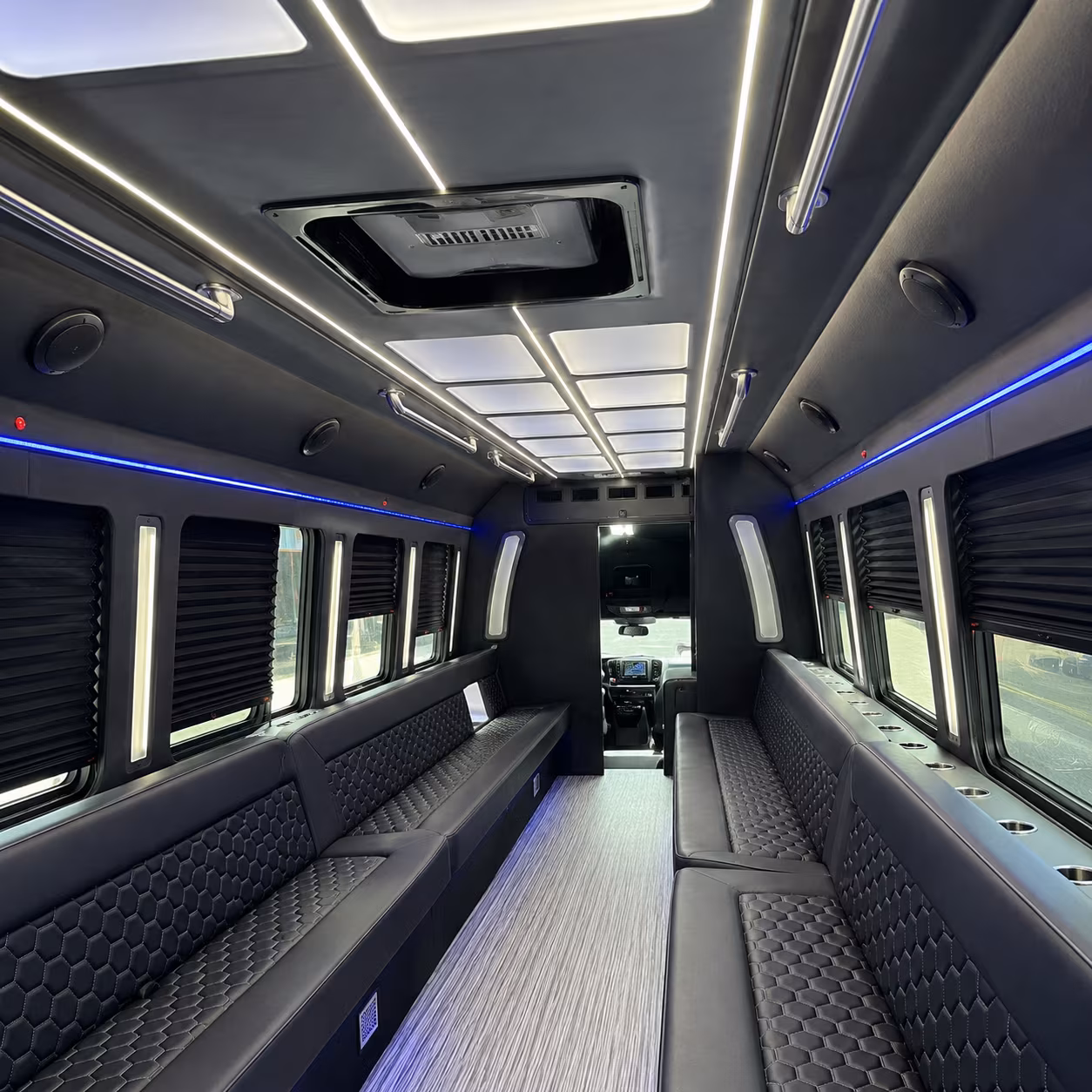 los angeles holiday party bus rental