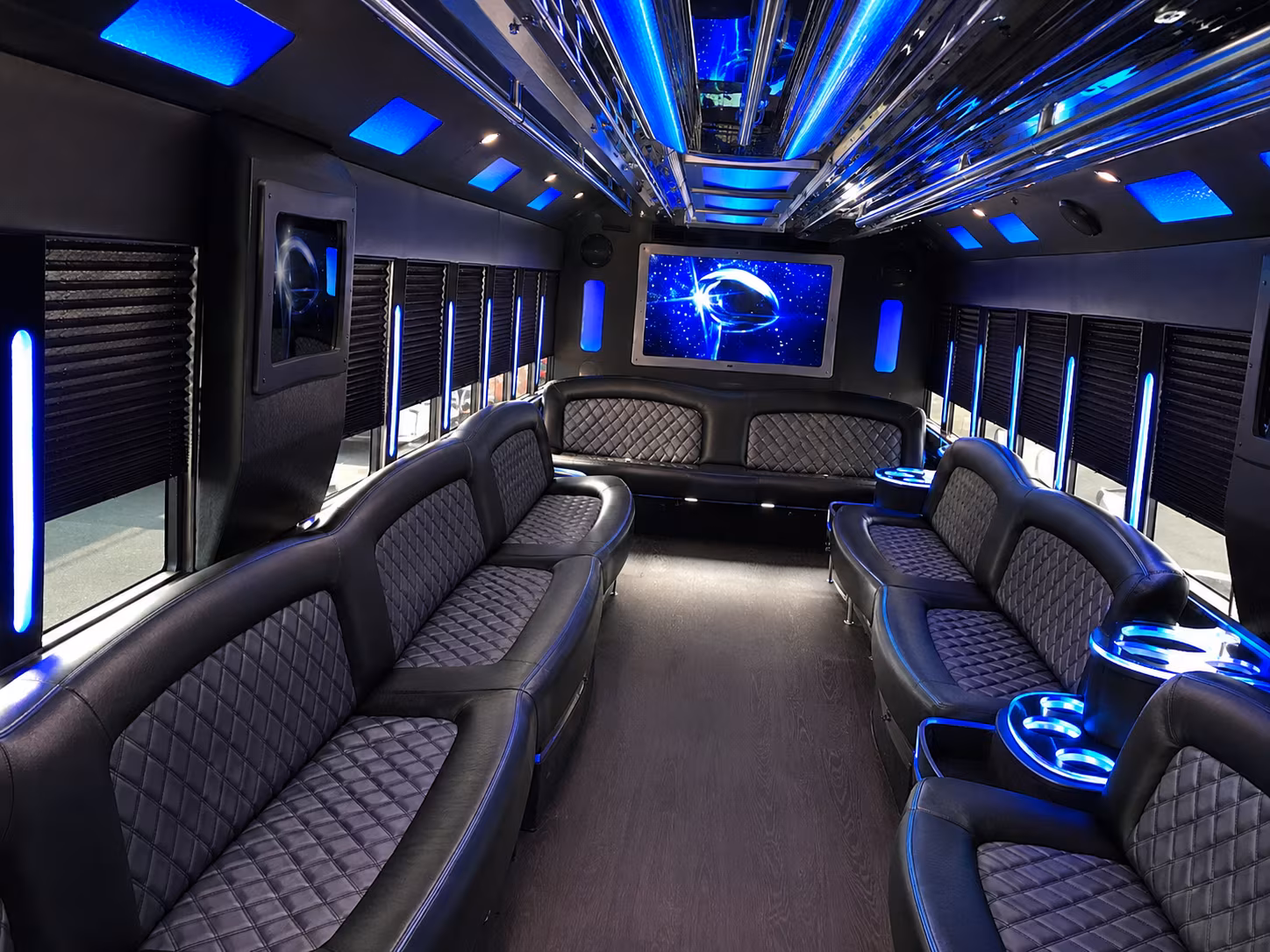los angeles night out party bus rental