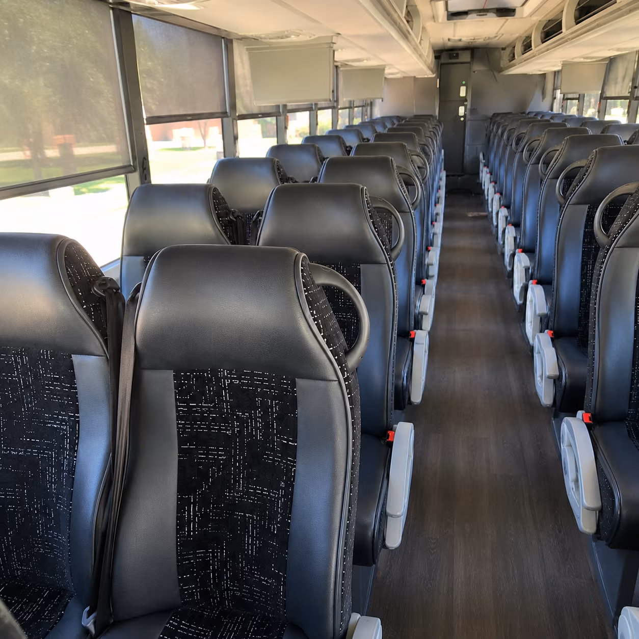 los angeles religious group transportation onboard seating