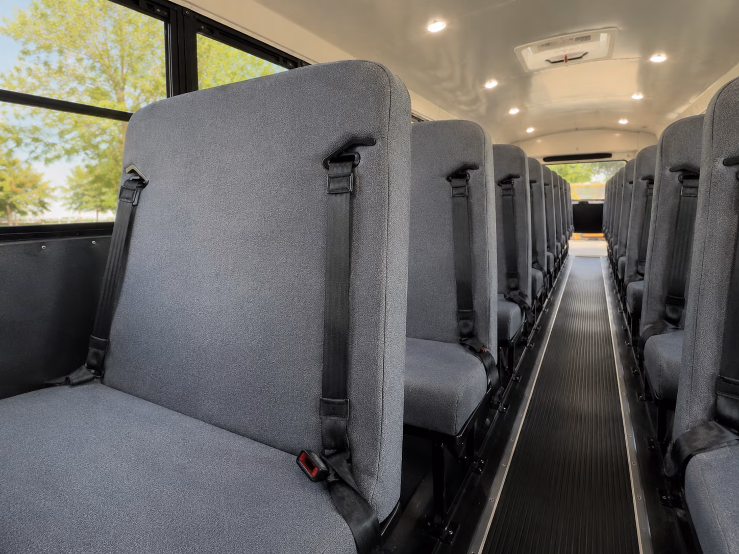 los angeles school bus inside