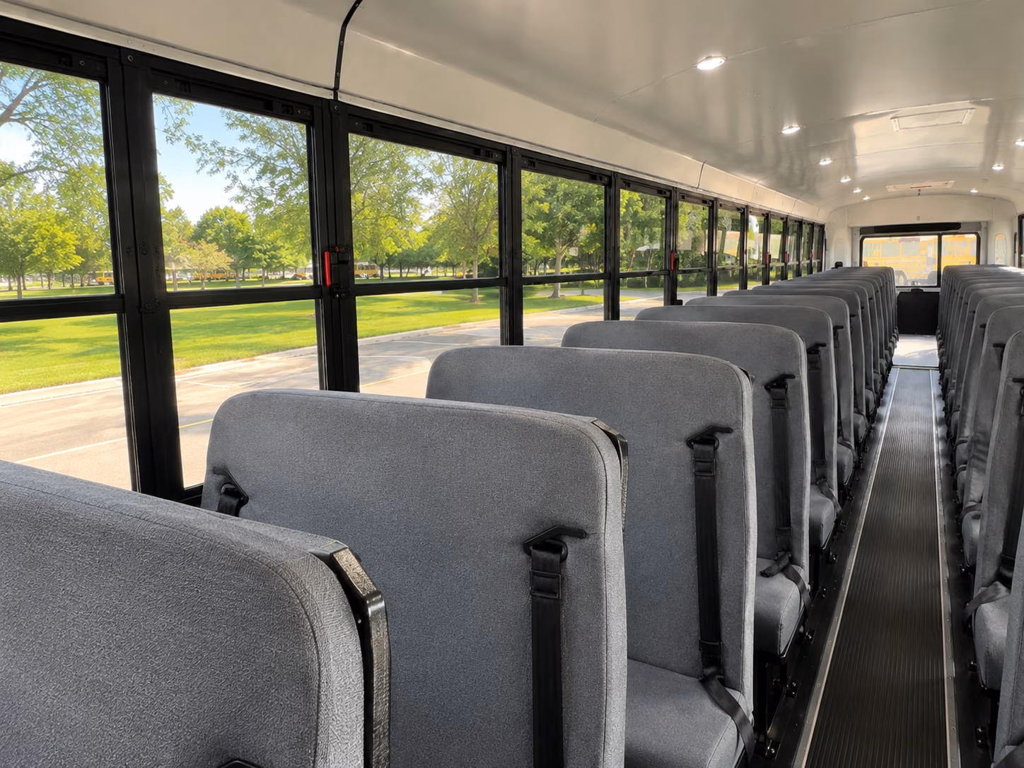 los angeles school bus interior