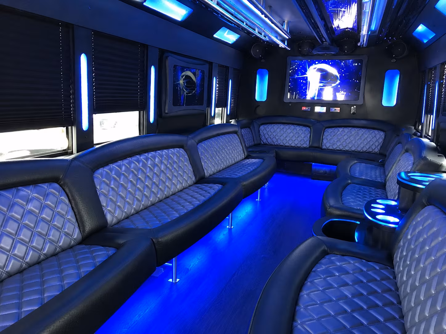 los angeles sporting event party bus rental