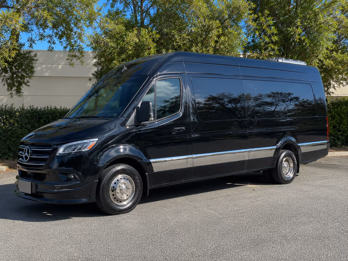 los angeles sprinter van with driver